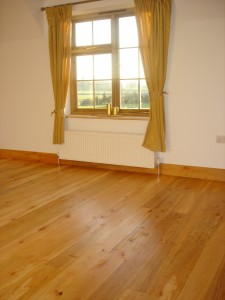 Sawn Alder floorboards